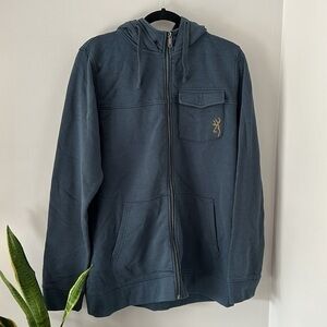 Browning zip up hoodie